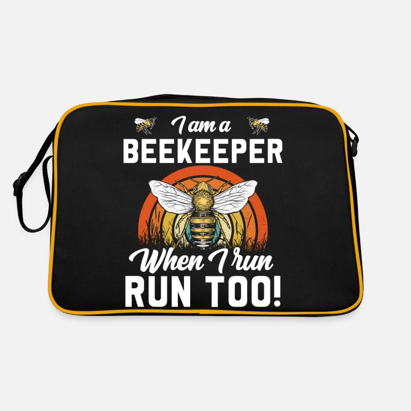 I am a beekeeper when i run run too beekeeper gift Sac Retro