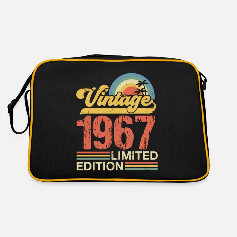 1967 - Retro Tasche - Schwarz/Gold