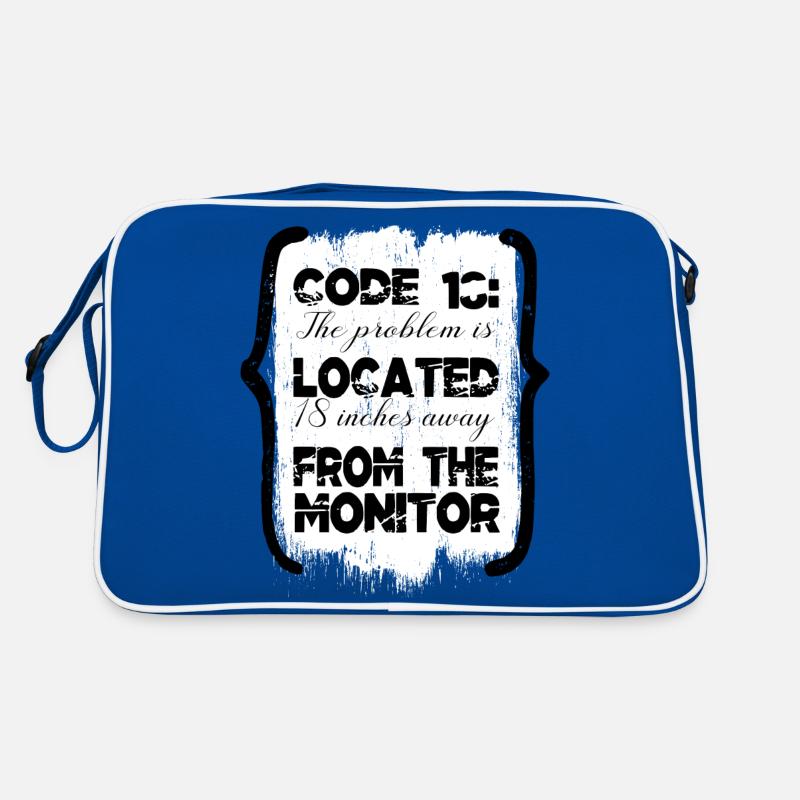 encrypt equestrian hacking computer codes fun Retro Tasche