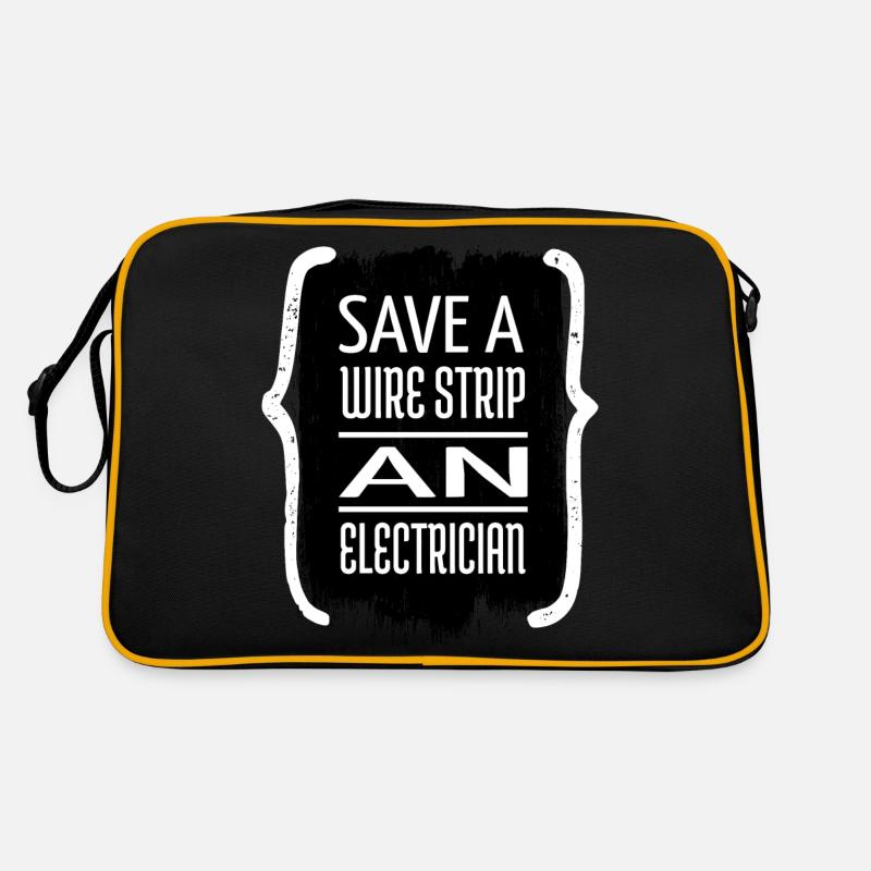 awesome electrical electrician electrical engineer Retro Tasche