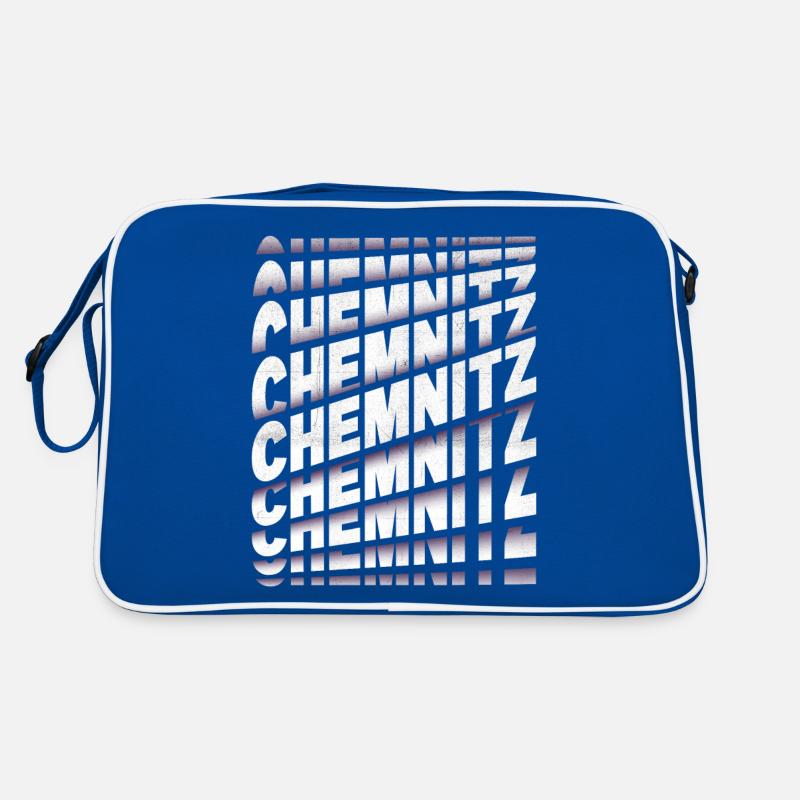 Chemnitz Germany City Font Skyline Home Retro Bag