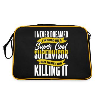 Supervisor profession - Retro Bag - black/gold - Back