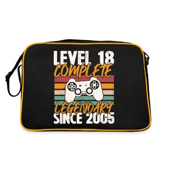 Birthday Gift, Level 18 Complete 2005 - Retro Bag - black/gold - Back