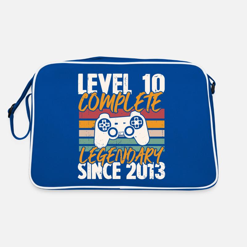 Geburtstagsgeschenk, Level 10 Complete 2013 Retro Tasche