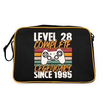 Cadeau d'anniversaire, Niveau 28 complete 1995 - Sac Retro - noir/or - Dos