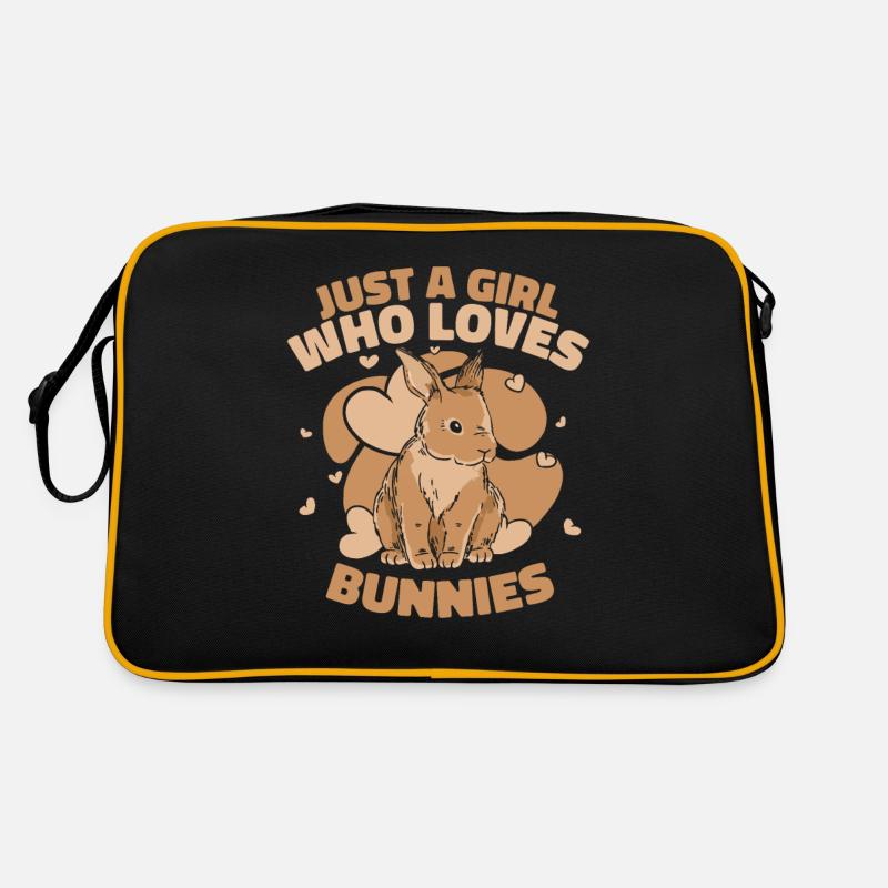 Rabbit Animal Pet Rabbit Retro Bag
