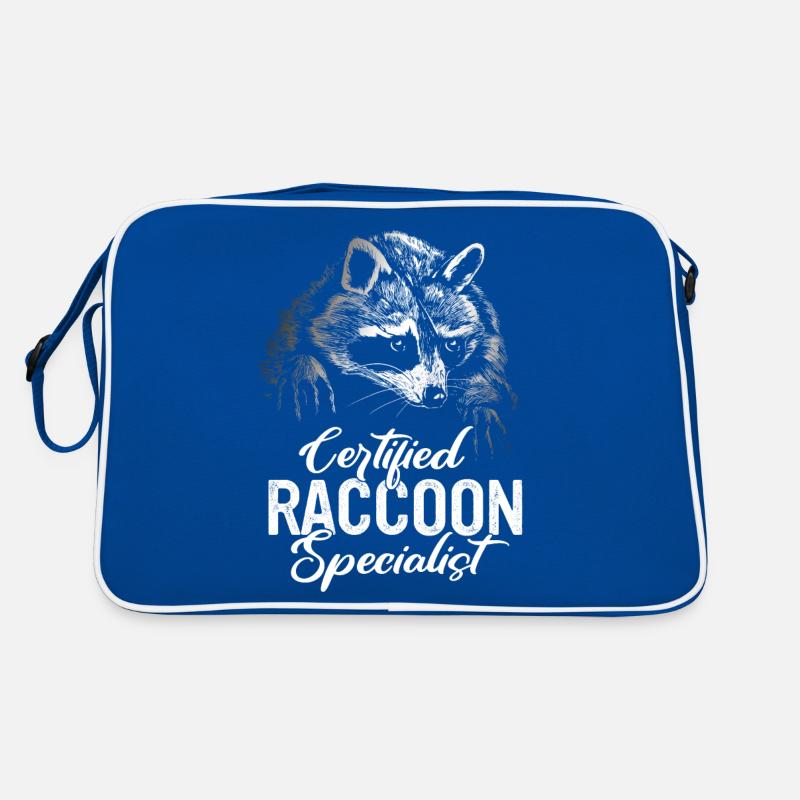 Waschbär Retro Tasche