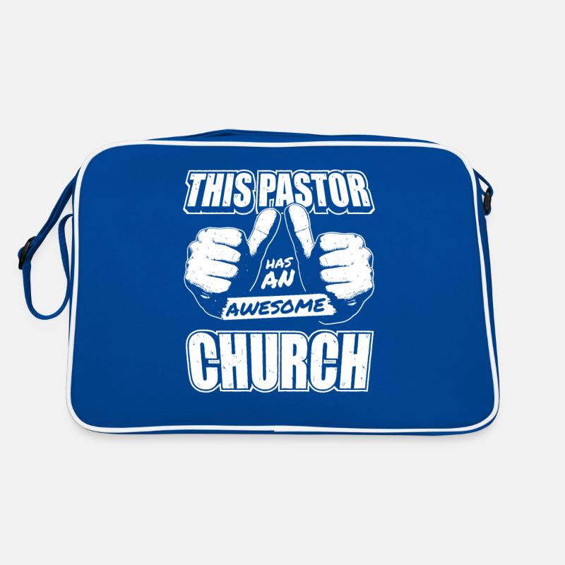 Pasteur Pasteur Prédicateur Église Christ Sac Retro