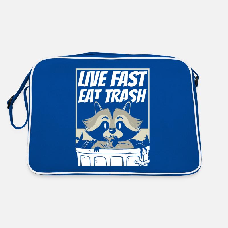Waschbär Retro Tasche