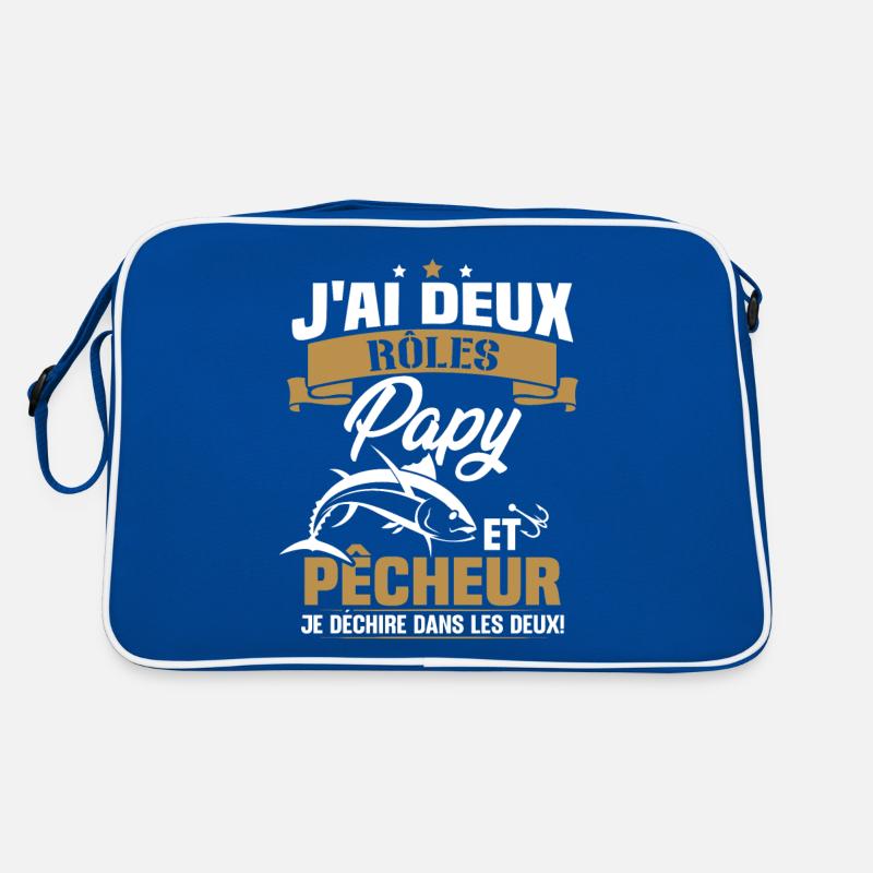 Papy Et pêcheur Sac Retro