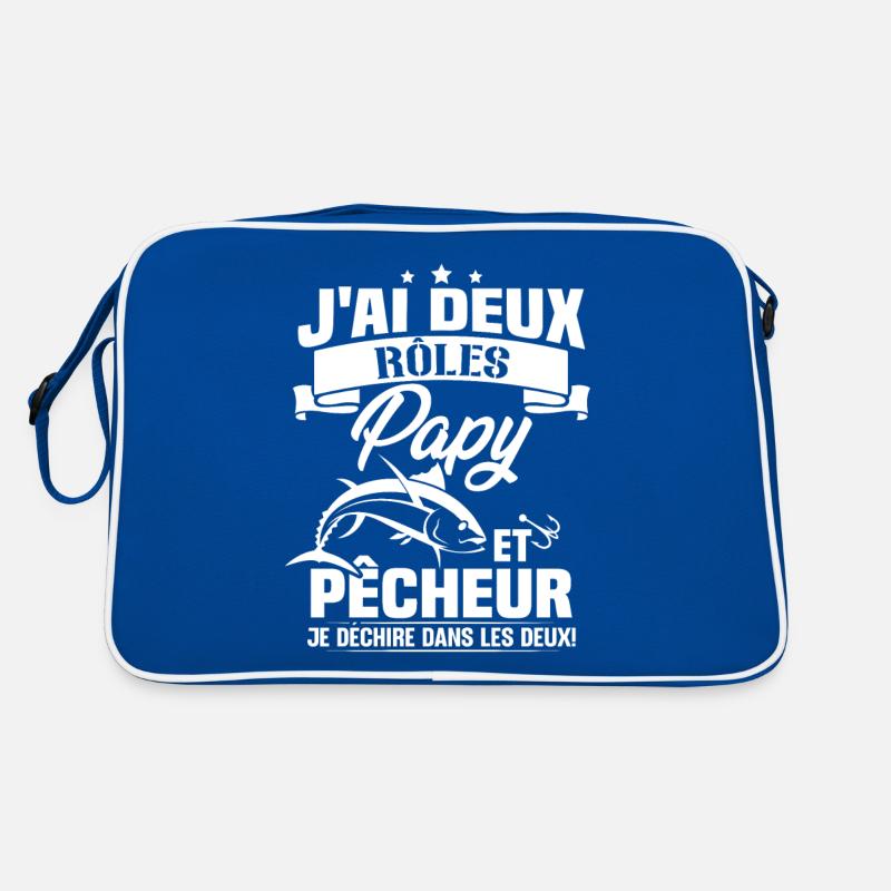 Papy Et pêcheur Sac Retro