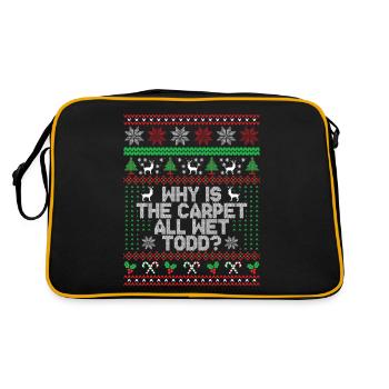 Why Is The Carpet All Wet Todd? - Retro Bag - black/gold - Back