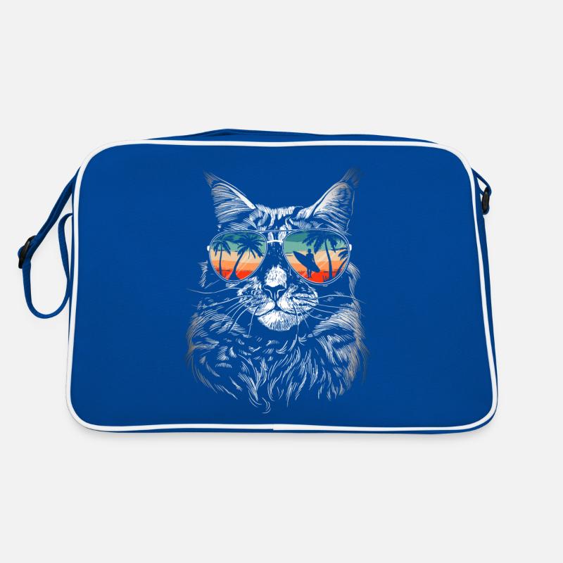 Chat Chats Amoureux Chaton Propriétaire Chaton Sac Retro