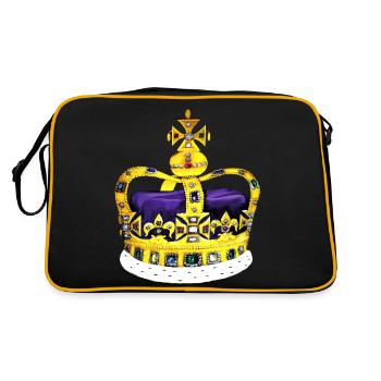 The Over - Crown - Retro Bag - black/gold - Back
