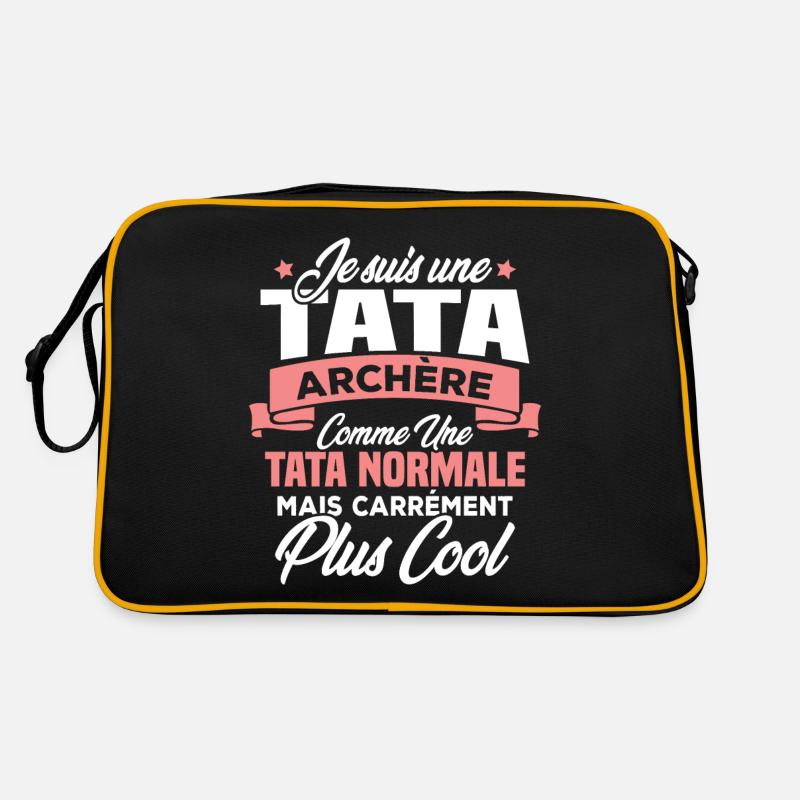 Je suis une tata archère Sac Retro