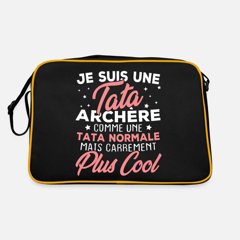Je suis une tata archère Sac Retro