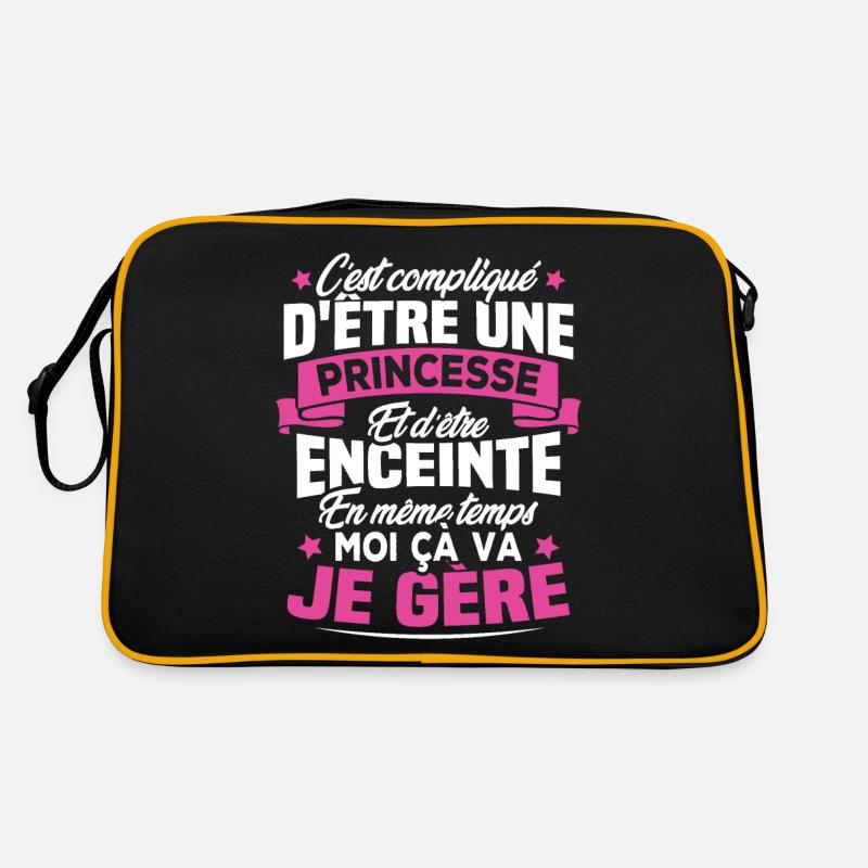 Une Princesse et Enceinte Sac Retro