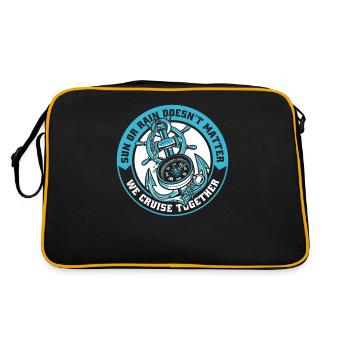 Cruise Ship Holiday Ships Cruise - Retro Bag - black/gold - Back