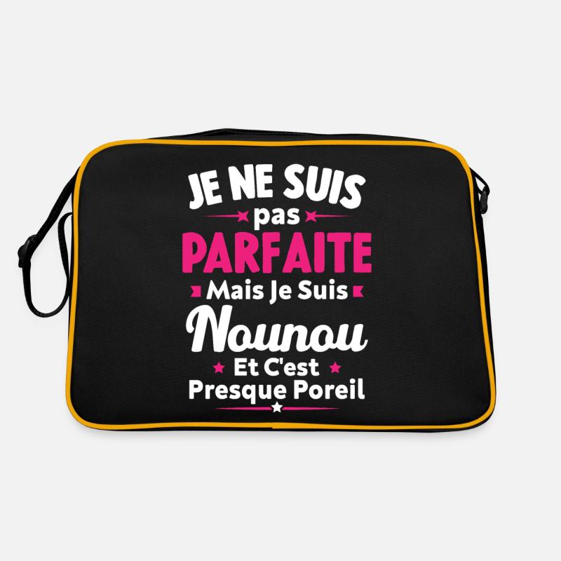 Pas parfaite mais je suis Nounou Sac Retro