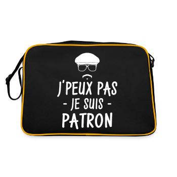 J'peux pas je suis patron - Sac Retro - noir/or - Dos