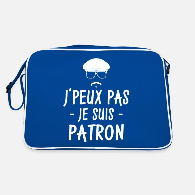 Ich kann nicht, ich bin ein Chef Retro Tasche