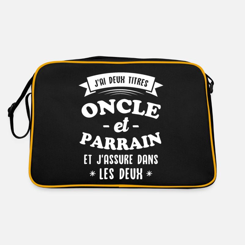Onkel und Pate Retro Tasche