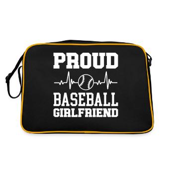 Baseball player - Retro Bag - black/gold - Back