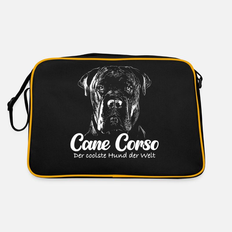 Cane Corso Italiano Hund Retro Tasche