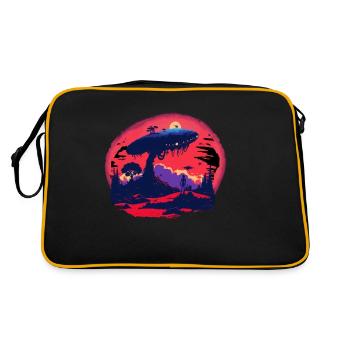 Cadeaux - Sac Retro - noir/or - Dos