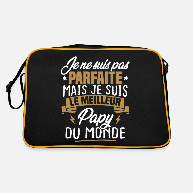 Pas parfaite mais le meilleur papy du monde Sac Retro