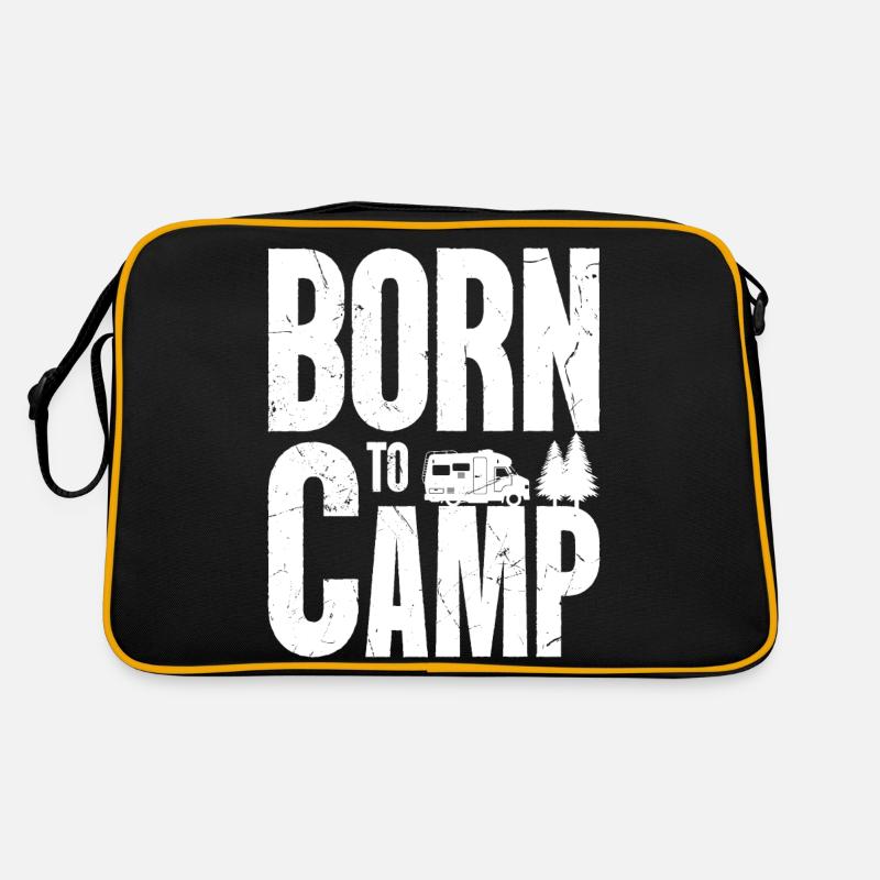 Born to Camp Retro Tasche