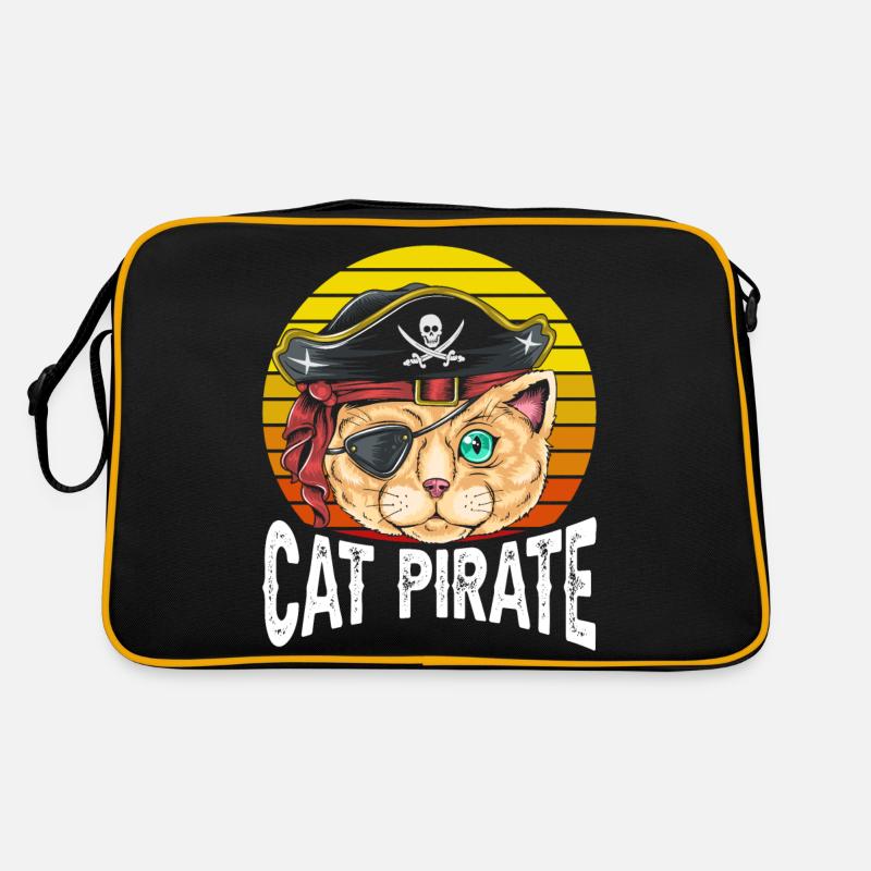 Cat Pirate Retro Bag