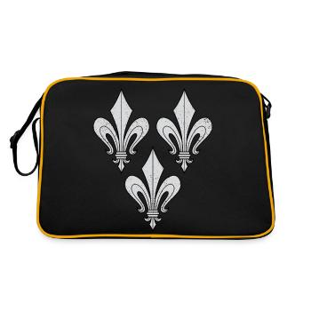Lys - Fleur De Lys - Sac Retro - noir/or - Dos