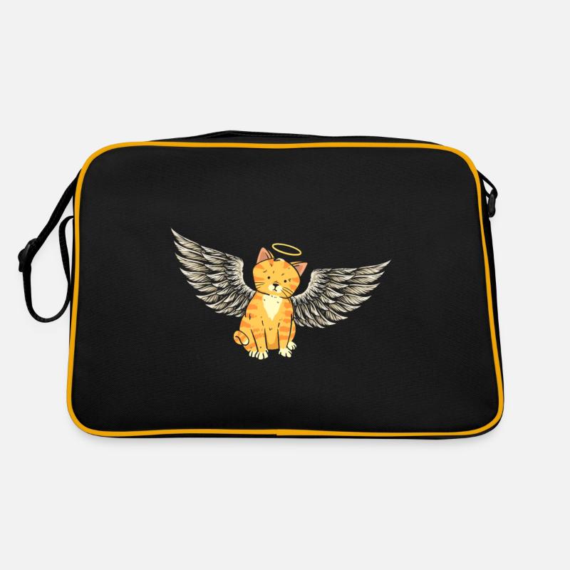 Engelskatze Retro Tasche