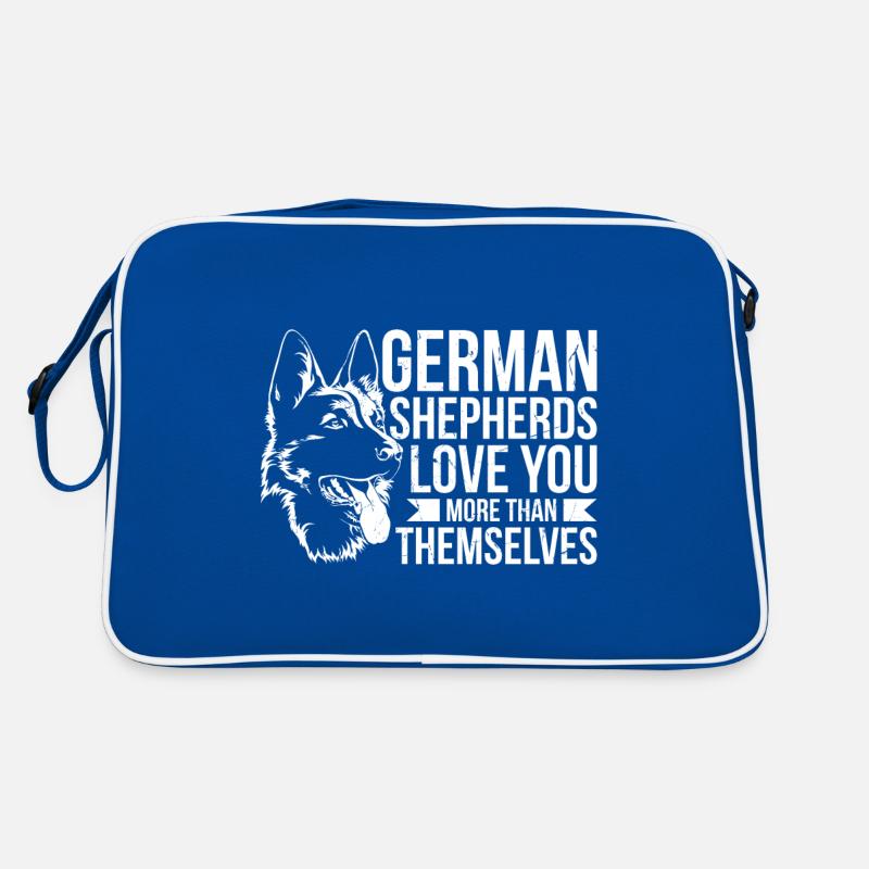 Les bergers allemands vous aiment plus qu’ils ne s’aiment Sac Retro