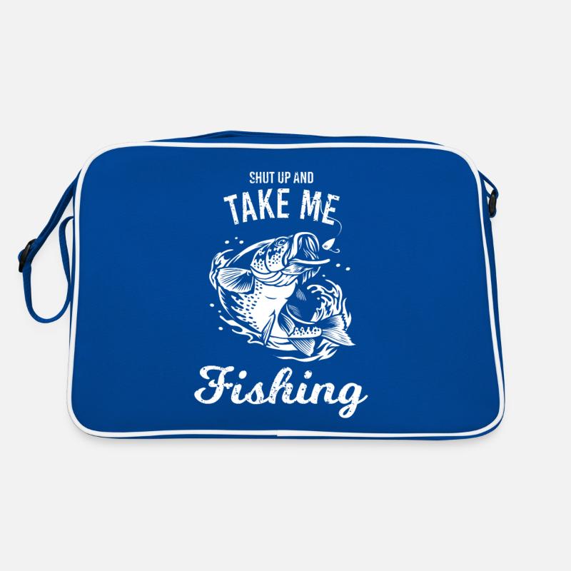 Drôle de conception de pêche Pêcheur Sac Retro