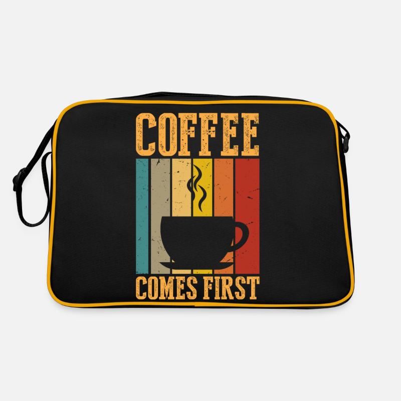Coffee comes first Retro Bag