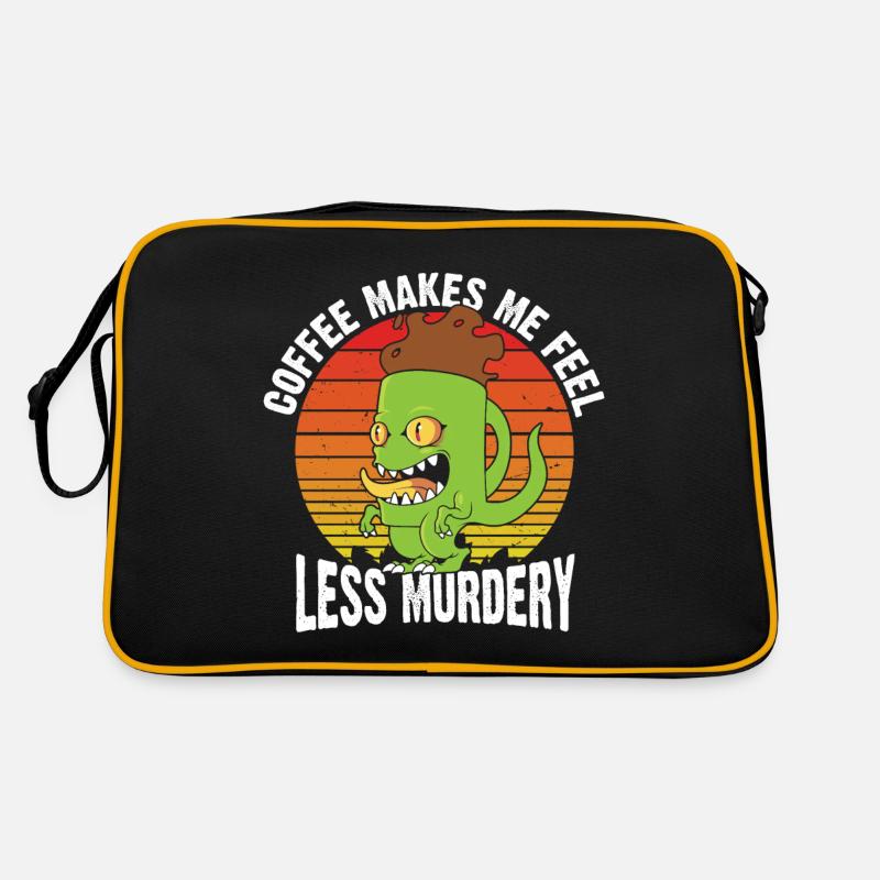 Le café me rend moins meurtrier Sac Retro