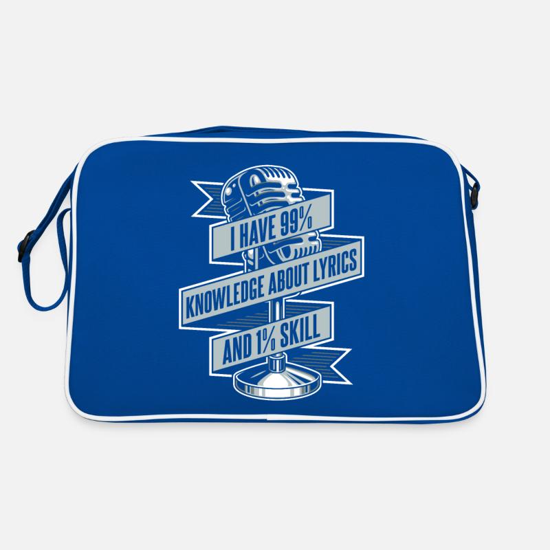 Vocal music singer singing Retro Bag