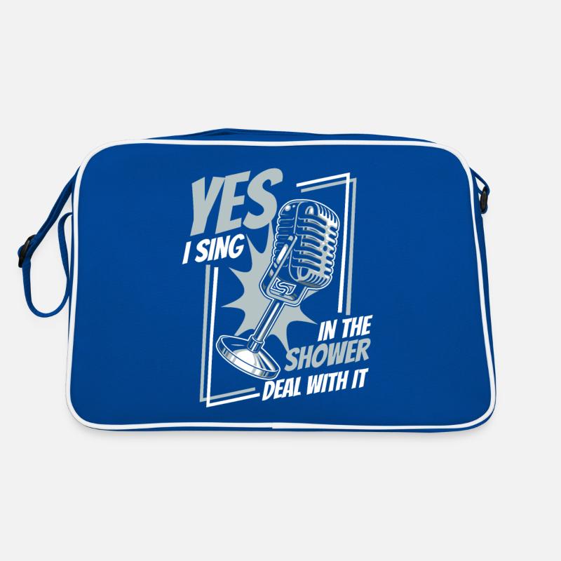 Vocal music singer singing Retro Bag