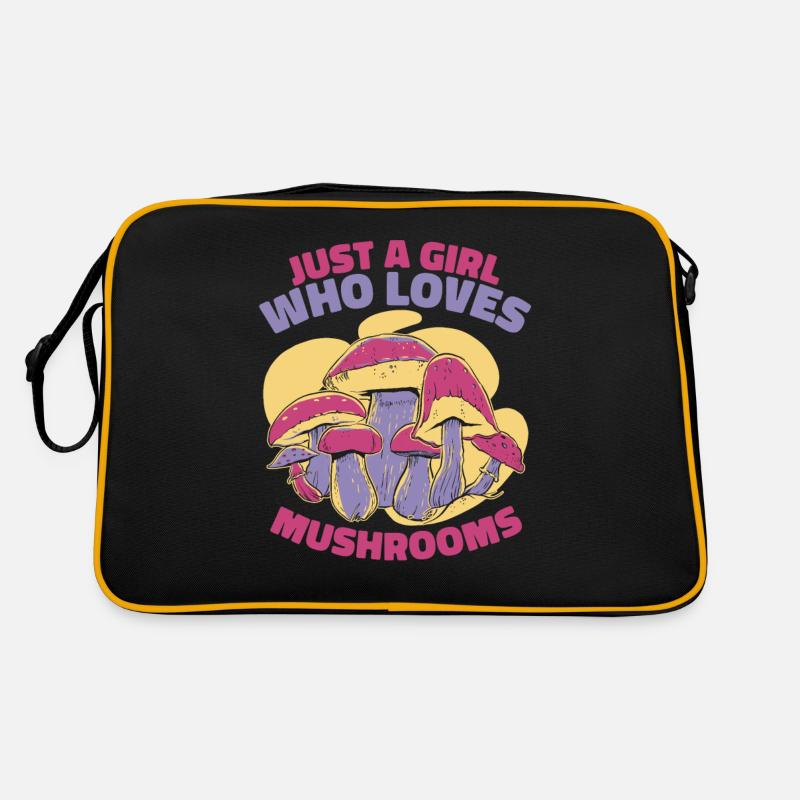 Champignons Champignons Champignon Champignon Sac Retro