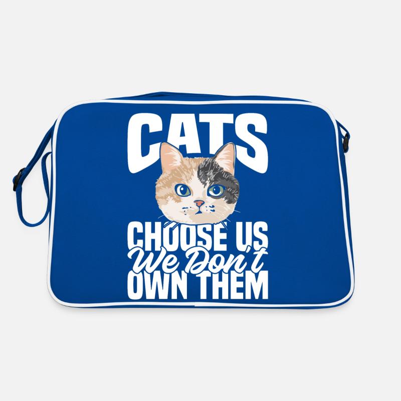Cats choose us, we don't own them Retro Bag