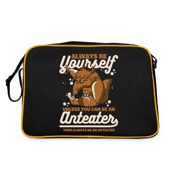 Fourmiliers animaux - Sac Retro - noir/or - Dos