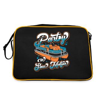 Ponton boat Captain Pontoon boats - Sac Retro - noir/or - Dos