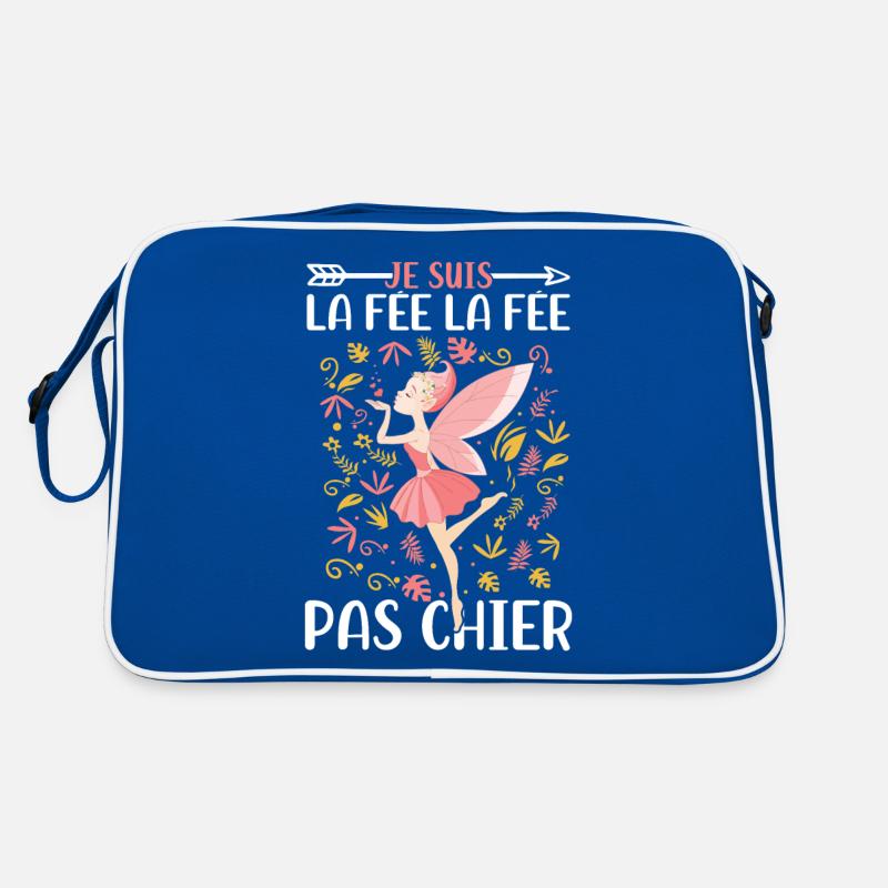 Je suis la fée la fée pas chier Sac Retro