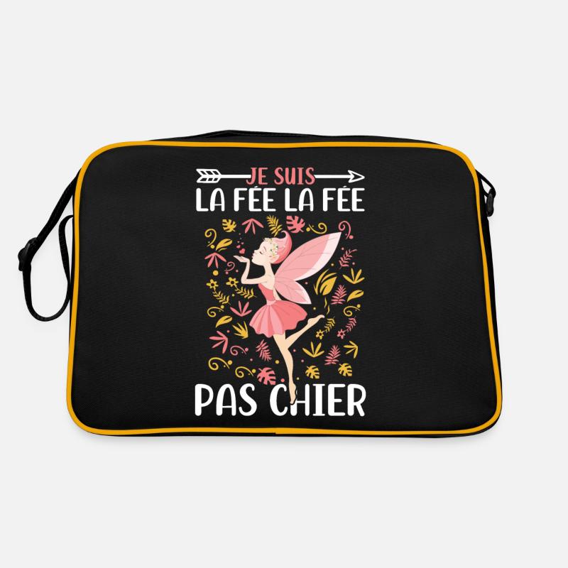 Je suis la fée la fée pas chier Sac Retro