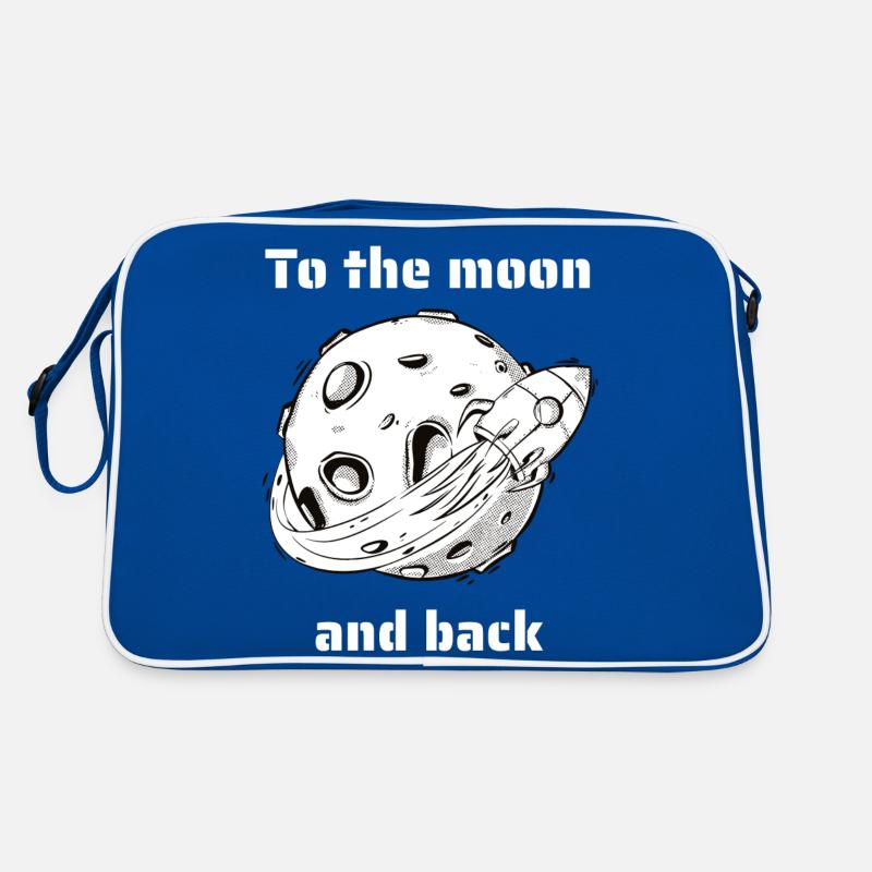 Vers la Lune et retour Retro Extra-Space Designs Sac Retro