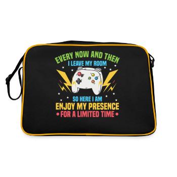 Conception de jeux pour les joueurs - Sac Retro - noir/or - Dos