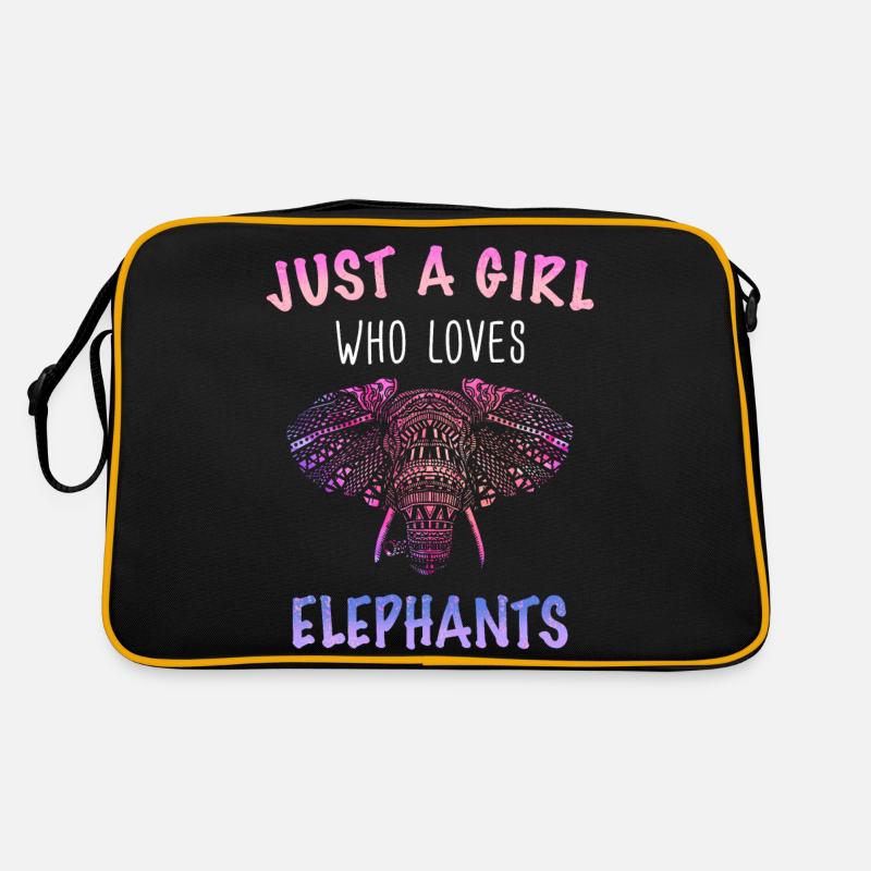 Éléphant Animal Zoo d’éléphants Sac Retro
