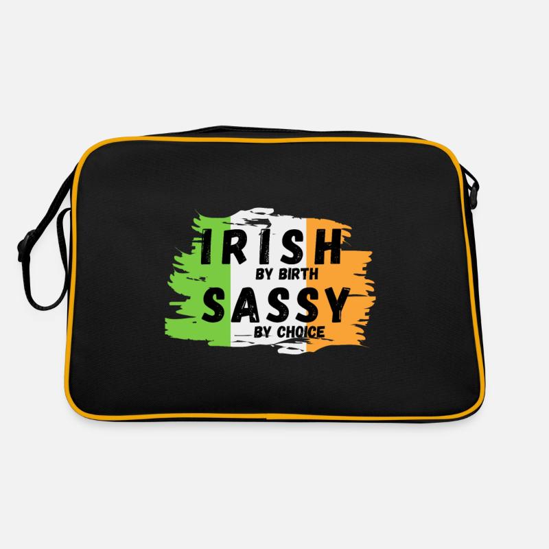 iIrisch von Geburt frech durch Wahl Retro Tasche